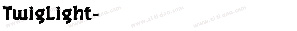 TwigLight字体转换
