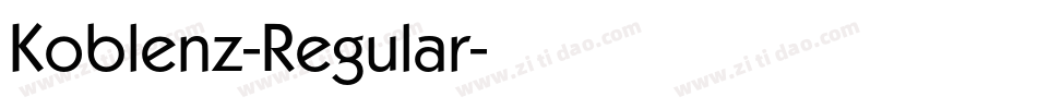 Koblenz-Regular字体转换