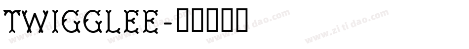 Twigglee字体转换