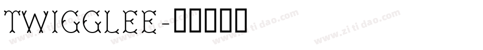 Twigglee字体转换