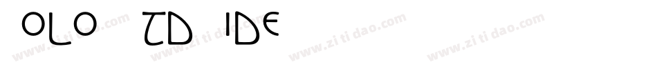 KoloLPStd-Wide字体转换