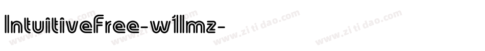 IntuitiveFree-w1lmz字体转换