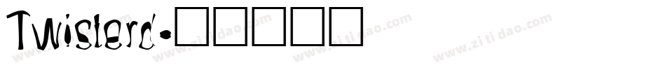Twisterd字体转换