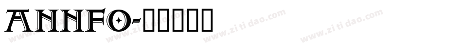 annfo字体转换