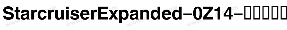 StarcruiserExpanded-0Z14字体转换
