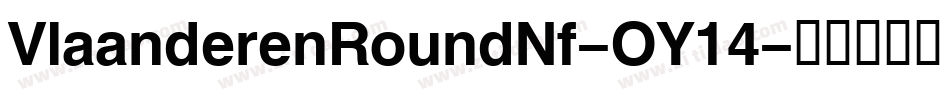VlaanderenRoundNf-OY14字体转换