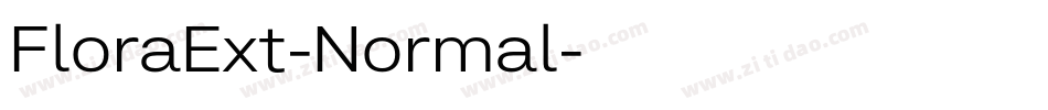 FloraExt-Normal字体转换