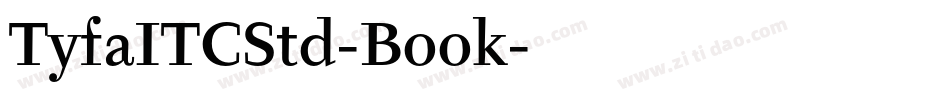 TyfaITCStd-Book字体转换