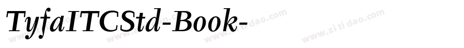 TyfaITCStd-Book字体转换
