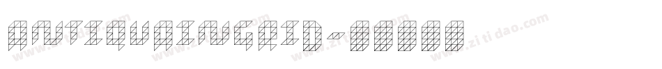 AntiquaInGrid字体转换