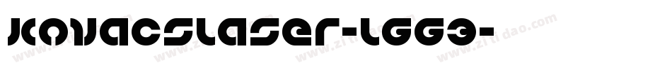 KovacsLaser-Lgg3字体转换