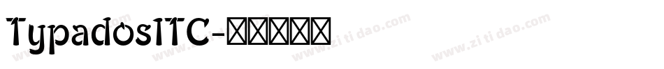 TypadosITC字体转换