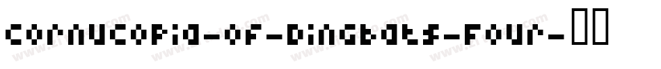 Cornucopia-of-Dingbats-Four字体转换