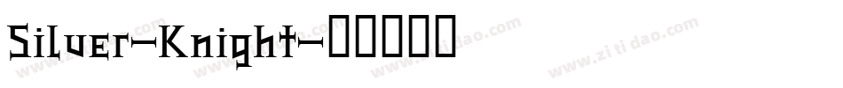 Silver-Knight字体转换