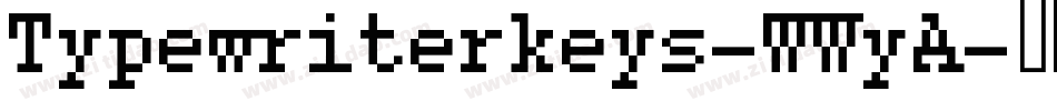 Typewriterkeys-WWyA字体转换