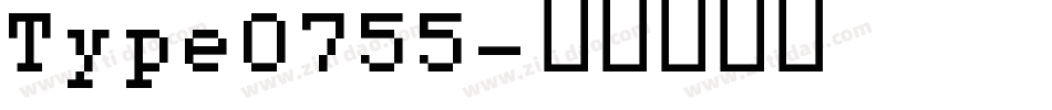 Type0755字体转换