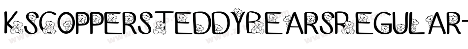 KsCoppersTeddyBearsRegular-KnOp字体转换
