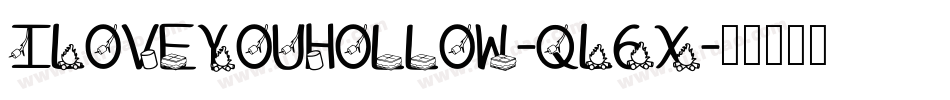 ILoveYouHollow-qL6x字体转换
