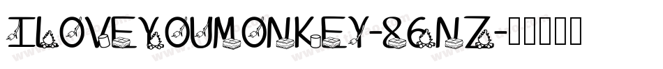 ILoveYouMonkey-86nz字体转换