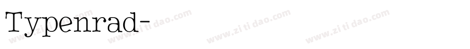 Typenrad字体转换