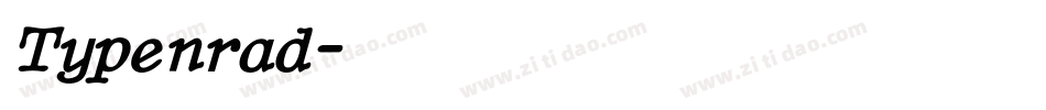 Typenrad字体转换