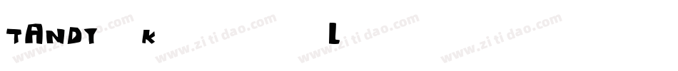 Tandy1K-200L字体转换