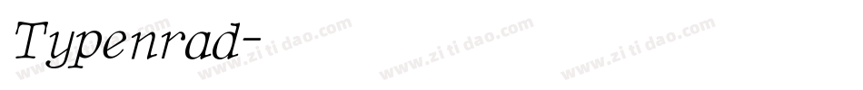 Typenrad字体转换
