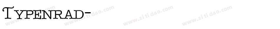 Typenrad字体转换