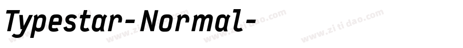 Typestar-Normal字体转换
