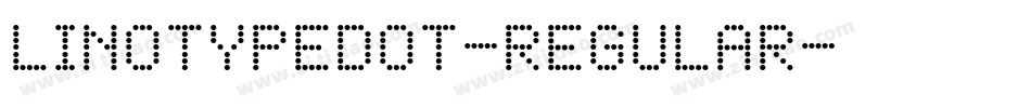 LinotypeDot-Regular字体转换