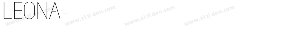 LEONA字体转换