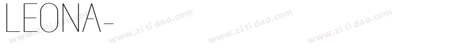 LEONA字体转换