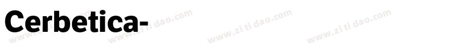 Cerbetica字体转换
