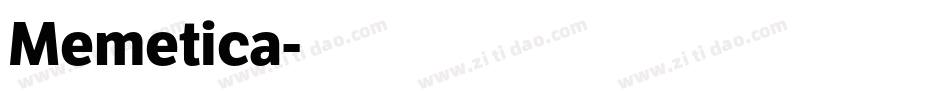 Memetica字体转换