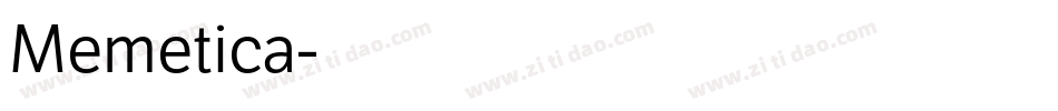 Memetica字体转换