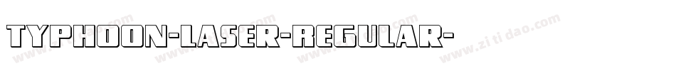 Typhoon-Laser-Regular字体转换