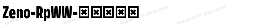 Zeno-RpWW字体转换