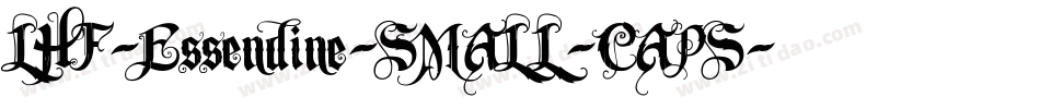 LHF-Essendine-SMALL-CAPS字体转换