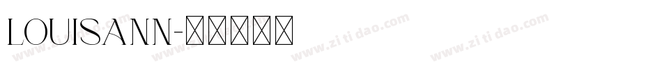 LOUISANN字体转换