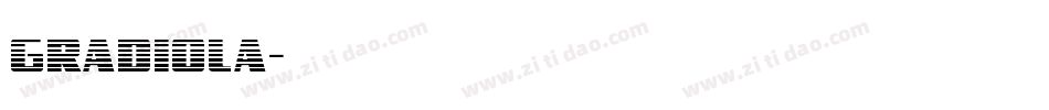 Gradiola字体转换