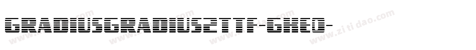 GradiusGradius2Ttf-GKeO字体转换