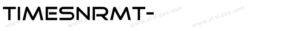 TimesNRMT字体转换