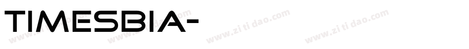 timesbia字体转换