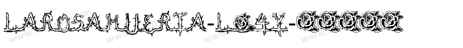 LaRosaMuerta-LO4y字体转换