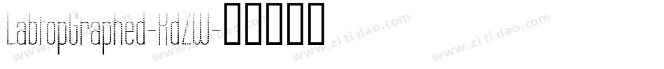LabtopGraphed-KdZW字体转换