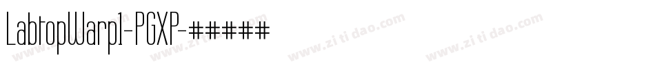 LabtopWarp1-PGXP字体转换