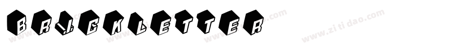 Brickletter字体转换