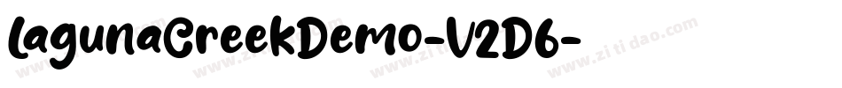 LagunaCreekDemo-V2D6字体转换