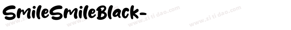 SmileSmileBlack字体转换