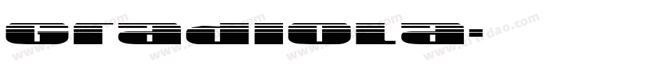 Gradiola字体转换